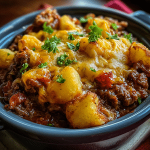 Slow Cooker Cowboy Casserole: Easy One-Pot Family Recipe