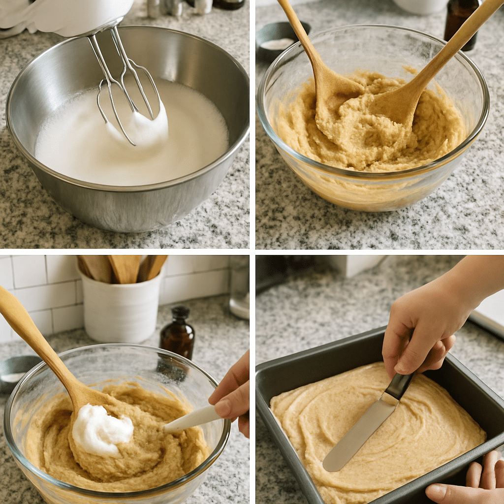 spiced cream cheese cake process photo