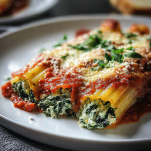 Spinach Ricotta Manicotti: Amazing Homemade Italian Recipe
