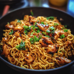 Sticky Garlic Chicken Noodles: Amazing Recipe Ready in 30 Min