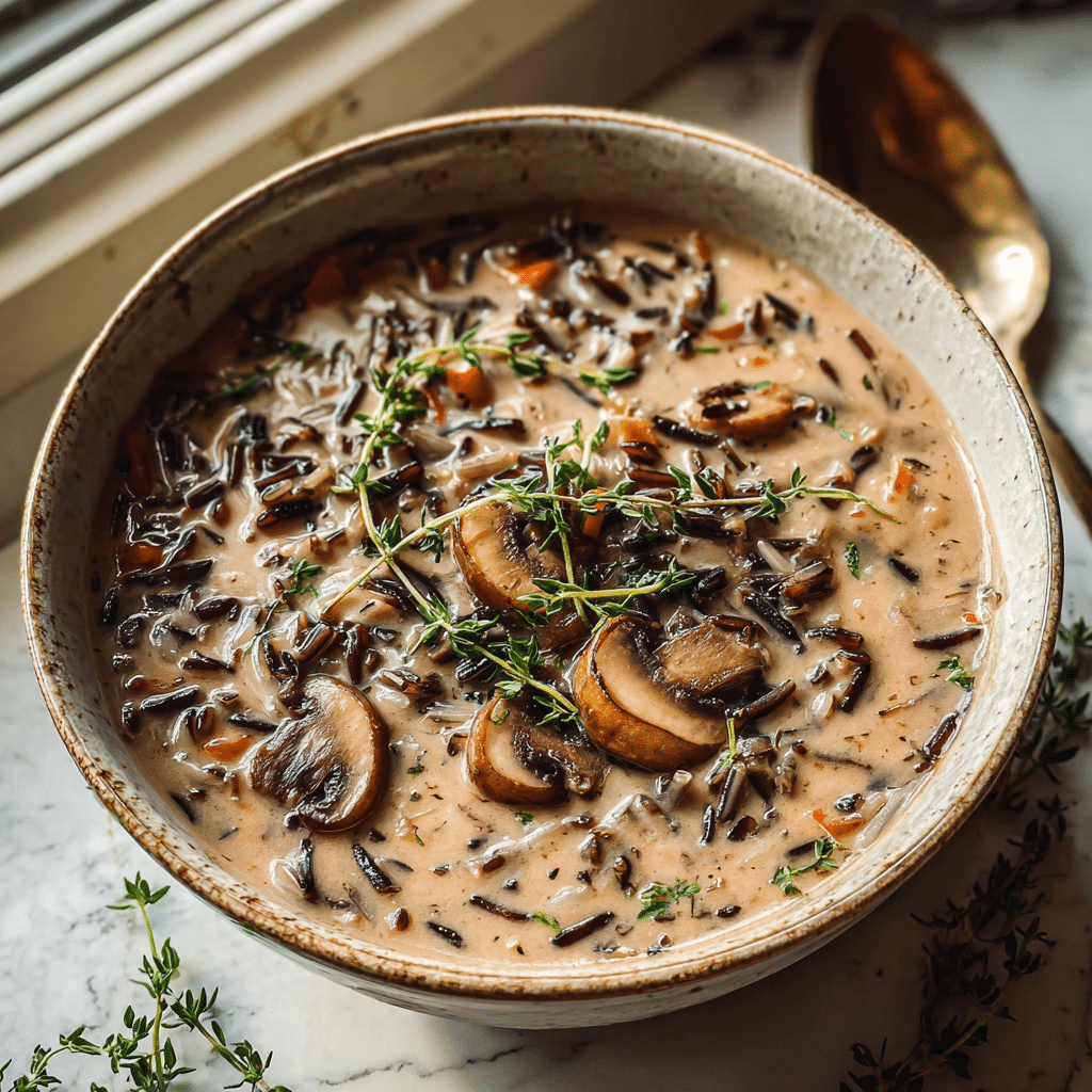 wild rice mushroom soup recipe