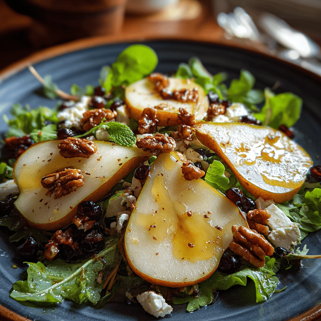 winter pear salad recipe