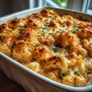 Buffalo Chicken Cauliflower Casserole: Amazing Low-Carb Recipe