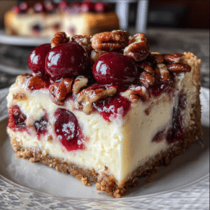 Cherry Pecan Cheesecake: Perfect Creamy Dessert Recipe