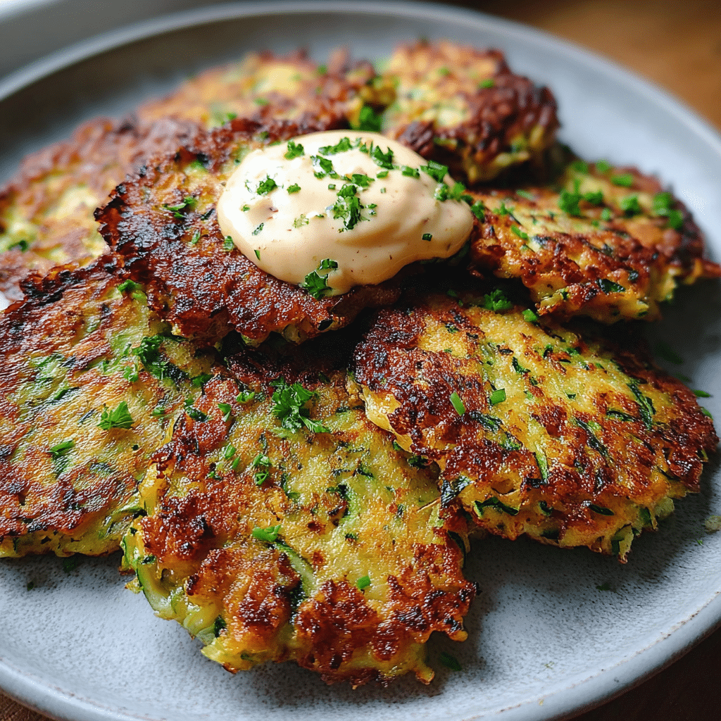 crispy zucchini fritters recipe