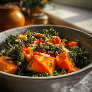 Kale Sweet Potato Bowl: Amazing Healthy Recipe Ready in 45 Min