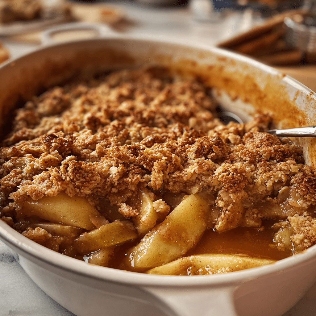 maple butter apple crumble recipe