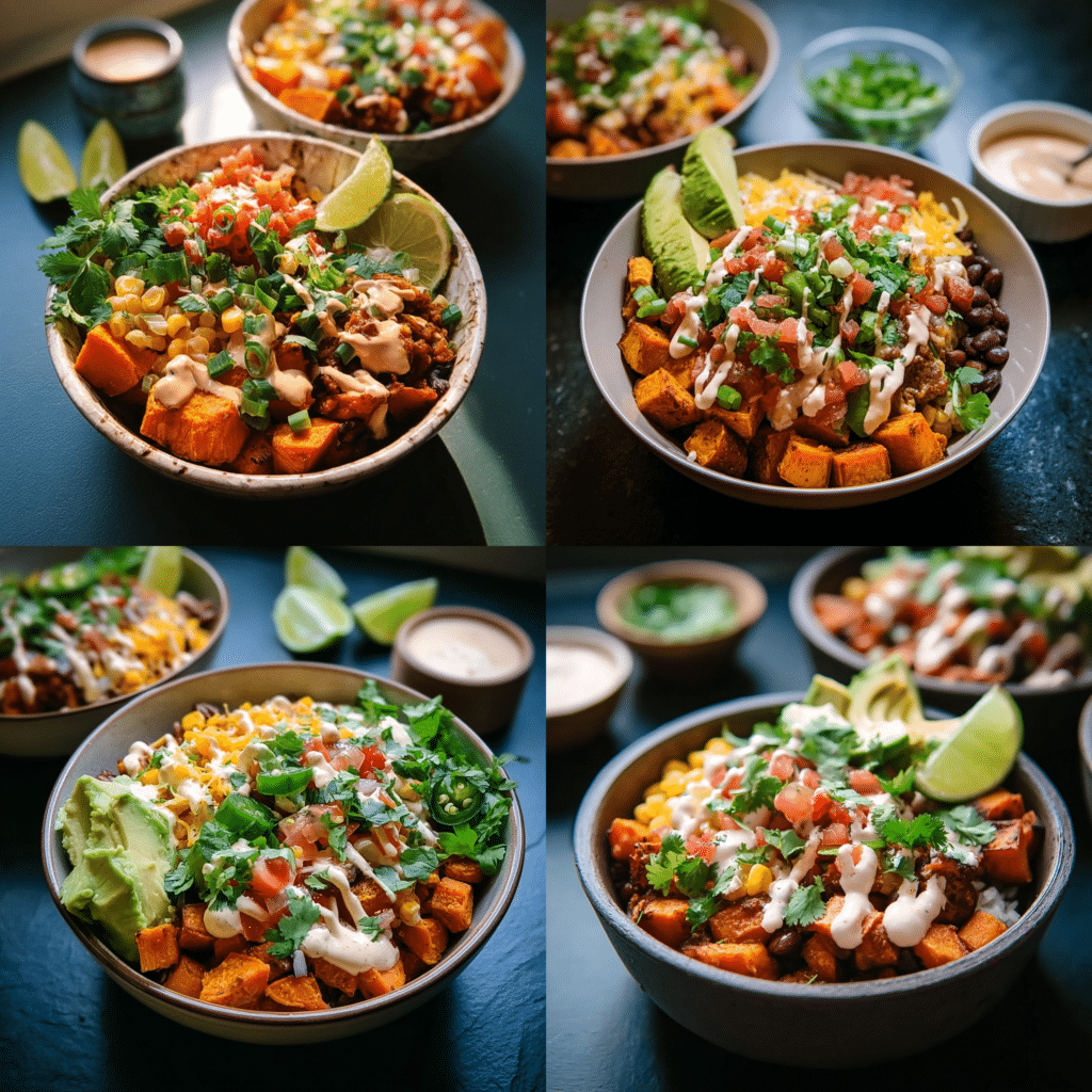 sweet potato taco bowls recipe