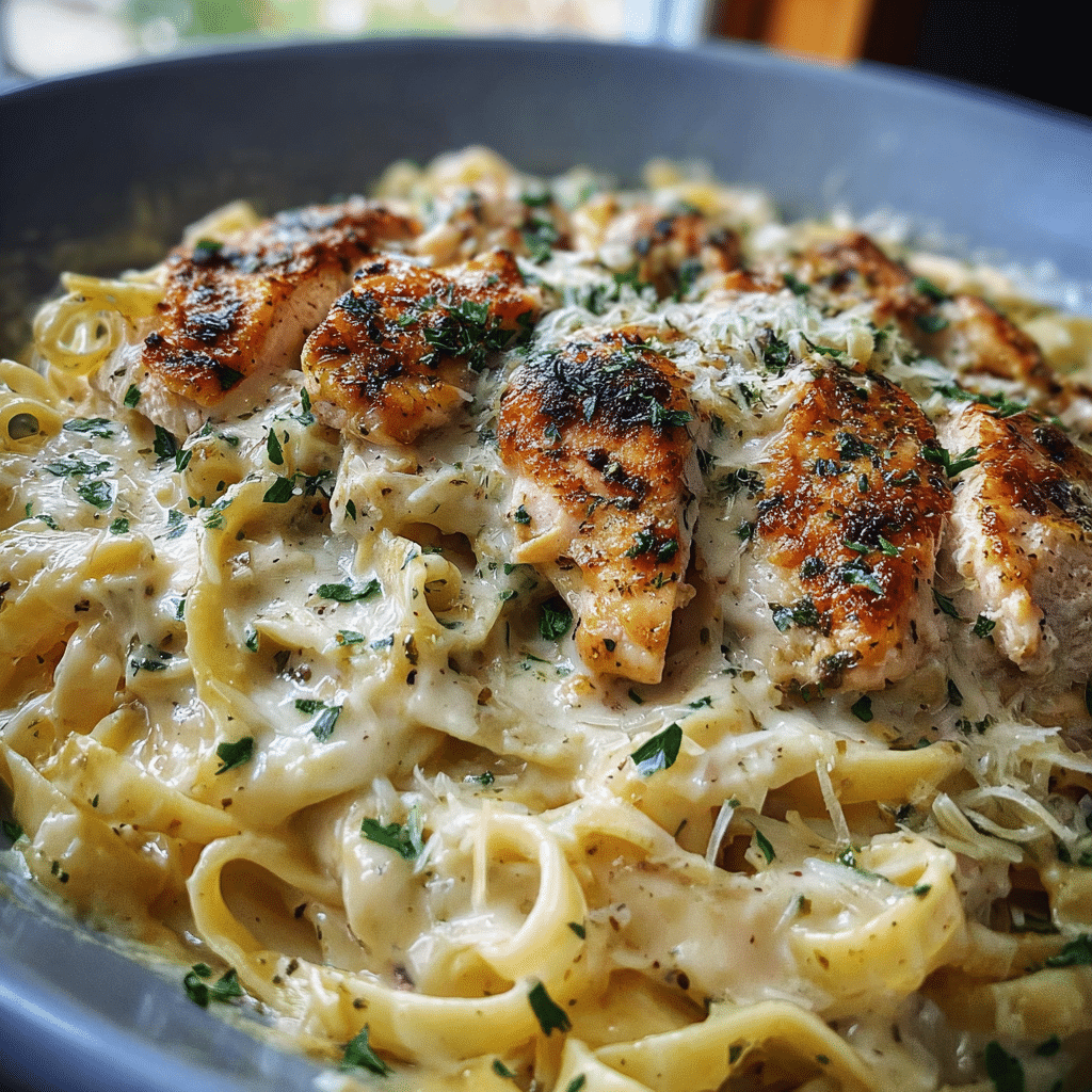 Garlic Butter Chicken Alfredo: Amazing Creamy Recipe Ready
