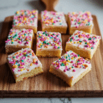 Vanilla Sugar Cookie Bars recipe